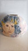 Hand-painted vase 