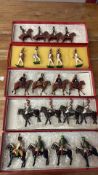 Boxed collection of 54 mm Napoleonic lead toy soldiers