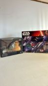 Two boxed Star Wars action figure sets