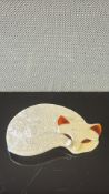 Lea Stein cat brooch