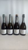 Set of 4 Prosecco sparkling wine bottles