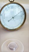 Brass barometer