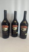 Set of 3 Baileys Original Irish Cream 1 L Bottles