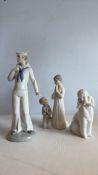 Set of 4 Lladro and NAO Porcelain Figurines, 1977-1985
