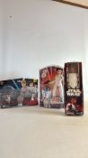 Group of 3 boxed Star Wars action figure sets