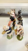 8 Beswick pig band