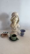 Group of decorative ceramic items
