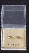 Pair of 9ct Gold stud earrings