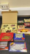Group of boxed die-cast model vehicles, Matchbox, Corgi, Lledo etc.
