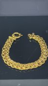 9ct Gold bracelet Weight 13.2g