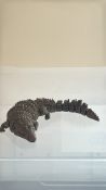 Bronze Articulated crocodile