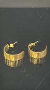 Pair of 9ct Gold hop earrings