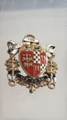 Silver masonic medal