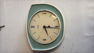 Kienzle Mid-Century Ceramic Wall Clock