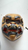 Wooden face mask