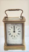 Brass carriage clock (French)