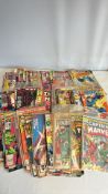 Collection of Marvel comic books
