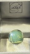 Lalique ring with the original box