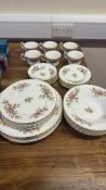 Royal Albert Moss Rose bone china part service