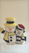 Lorna Bailey snowman cat