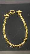 9ct Gold bracelet Weight 6.5g