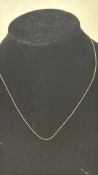 9ct Gold thin chain