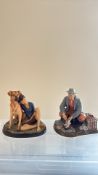 2 Doulton figures Buddies HN2545 + Bon Appetit HN2