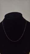9ct Gold thin chain