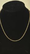 9ct Gold chain Weight 3.3g