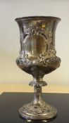 Silver presentation trophy dated January 19th 1863