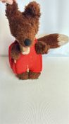 Wendy Boston wind-up plush fox toy