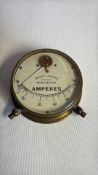 Royce Limited Manchester brass ammeter