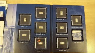 Landmarks of the world 999 silver proof ingots - (