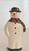 Anita Harris snowman figure signed in gold