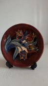 Moorcroft Tulips plate sally Tuffin
