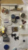 Collection of early pin badges to include triumph,