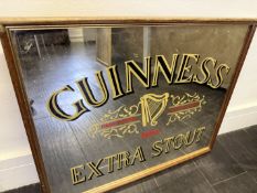 Guinness mirror 43 cm x 53 cm size including frame