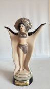 1981 Jim Beam Las Vegas Showgirl Bourbon Decanter