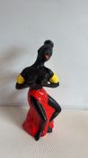 A. Ferlay Vallauris glazed ceramic dancer figure