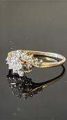 14ct Gold dress ring Weight 2.8g Size Q