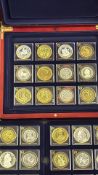 The millionaire coin collection - 3 trays in plush