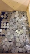 Large & heavy box of British coins