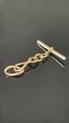 9ct Gold T-bar Weight 6.8g
