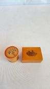 2 Mauchline ware boxes