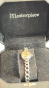 Ladies silver wristwatch boxed