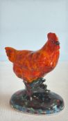 Anita Harris hen signed in gold