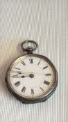 Silver pocket watch Birmingham