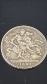 1891 Victorian crown