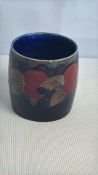 Moorcroft 'Pomegranate' pattern cylindrical vase