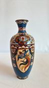 Cloisonné 10'' vase